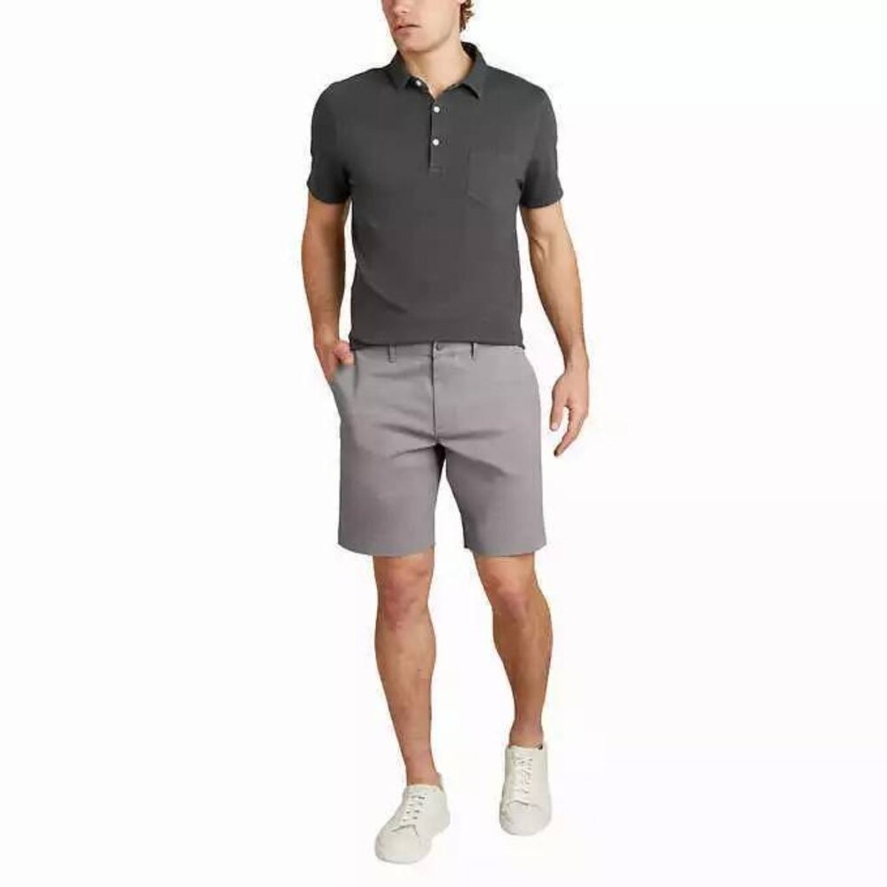 - English Laundry Men's Midweight Flat Front‎ Textured Short With Flex Wa…